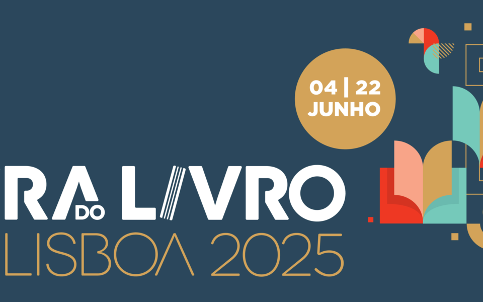 Lisbon Book Fair 2025 official artwork with dates June 4 to 22